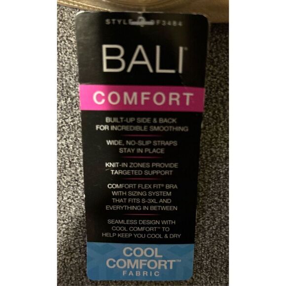 Bali Cool Comfort Bra Size XL - Picture 4 of 6